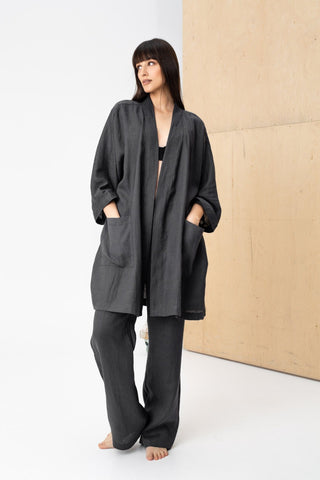 Olympia Linen Kimono