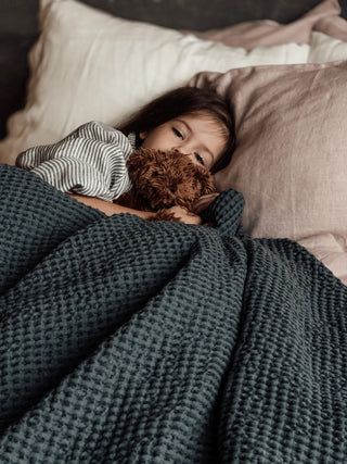 Waffle Linen Blanket