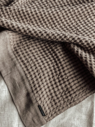 Waffle Linen Blanket